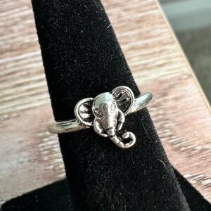 Silver Elephant Ring - small sizes